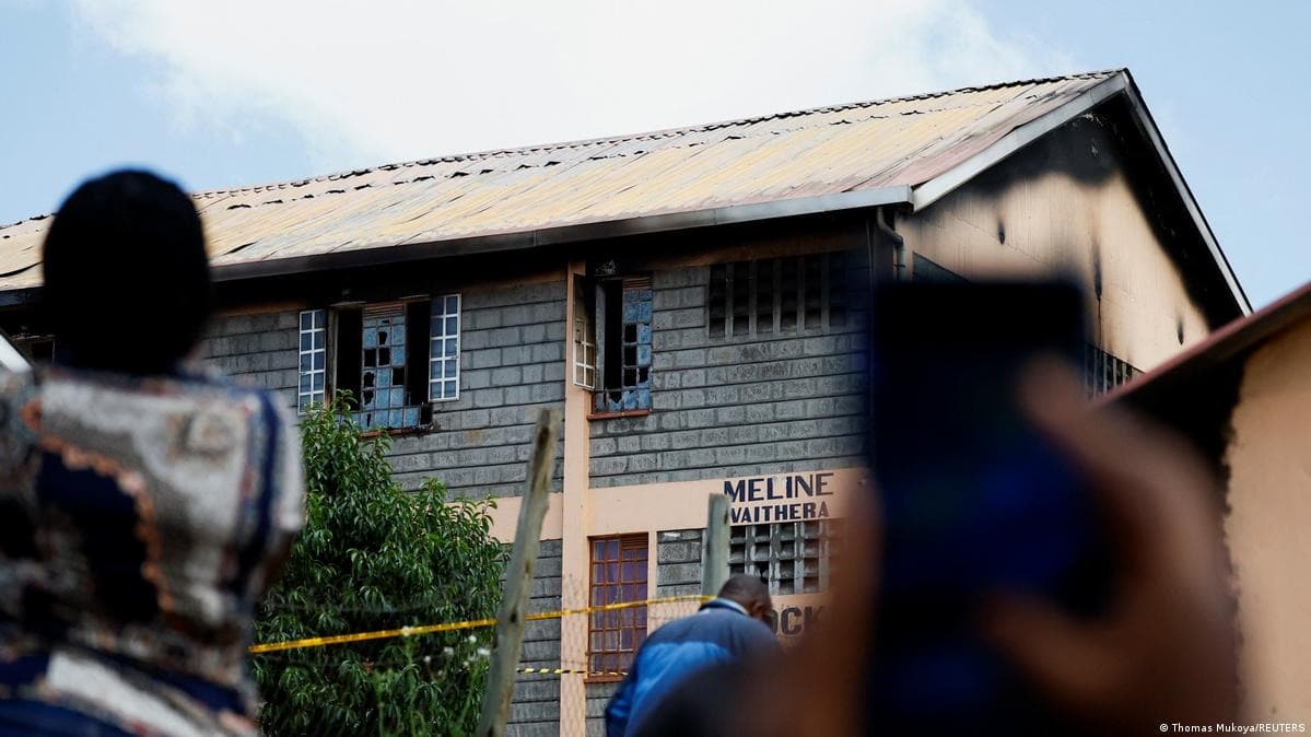 Illustration — Kenya : neuf lycéennes inculpées après l'incendie d'un internat, la colère gronde