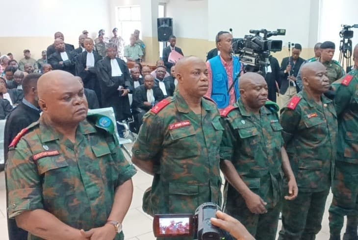Illustration — RDC : reprise du procès Tshiwewe-Numbi à la Haute Cour militaire, trahison, arsenal saisi et complot présumé au cœur des débats