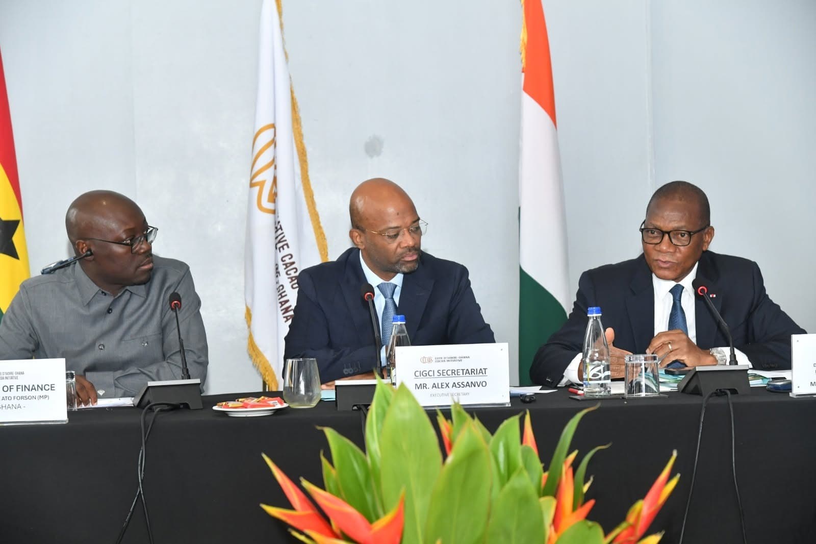 Illustration — Cacao : Ouattara et Mahama se retrouvent à Abidjan pour relancer l'ICCIG, 60 % de la production mondiale en jeu