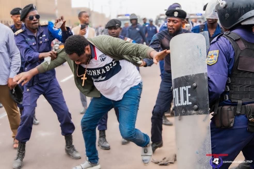 Illustration — RDC : la Gombe reste interdite aux manifestations, le gouvernement alerte sur la marche de la Coalition Article 64 prévue le 8 juillet vers le Palais