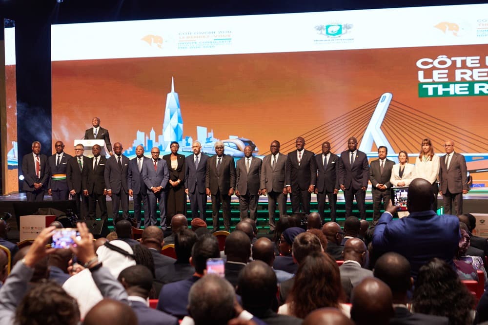 Illustration — Côte d'Ivoire : plébiscite historique des bailleurs pour le PND, 47 820 milliards FCFA mobilisés, plus de quatre fois l'objectif initial du Groupe consultatif d'Abidjan