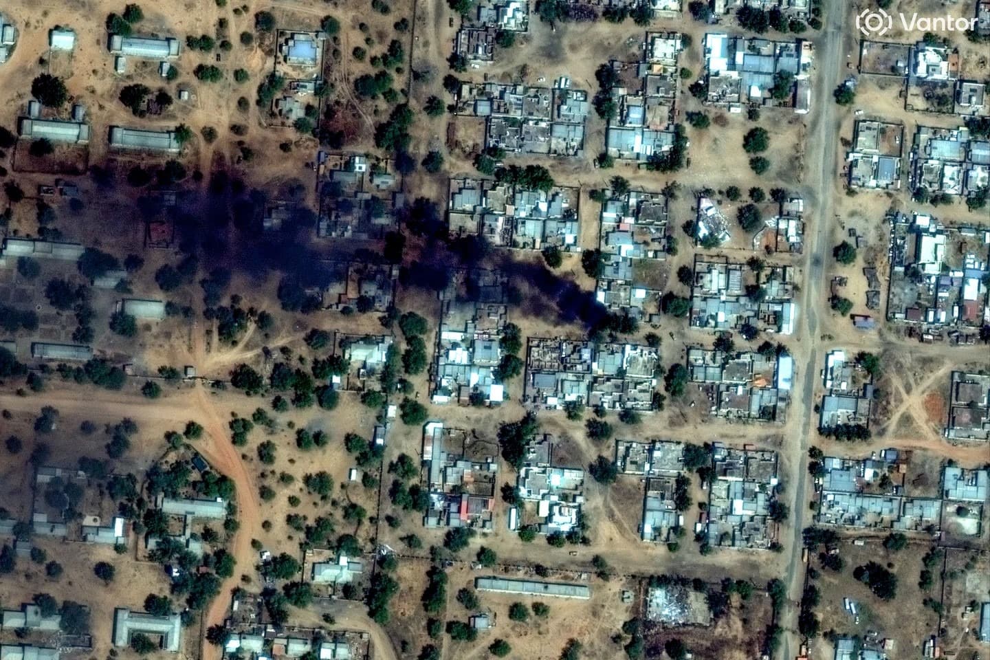 Illustration — Soudan : des images satellite exposent le démantèlement et l'incendie de Kauda