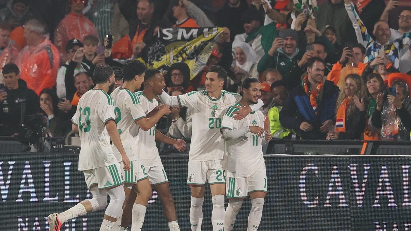 Illustration — Mondial 2026 : l'Algérie surprend les Pays-Bas à Rotterdam et affirme ses ambitions