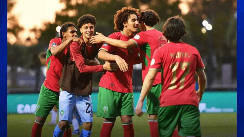 Illustration — CAN U17 : le Maroc bat l'Egypte 2-1 à domicile et valide sa première place, les quarts de finale s'annoncent explosifs