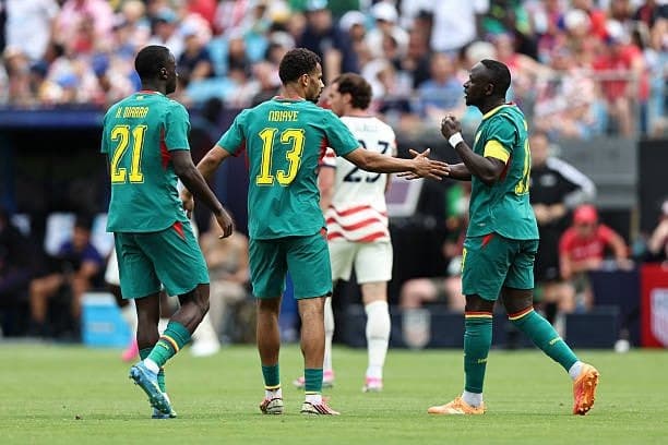 Illustration — Sénégal : les Lions s'inclinent 3-2 face aux États-Unis à Charlotte avant le Mondial