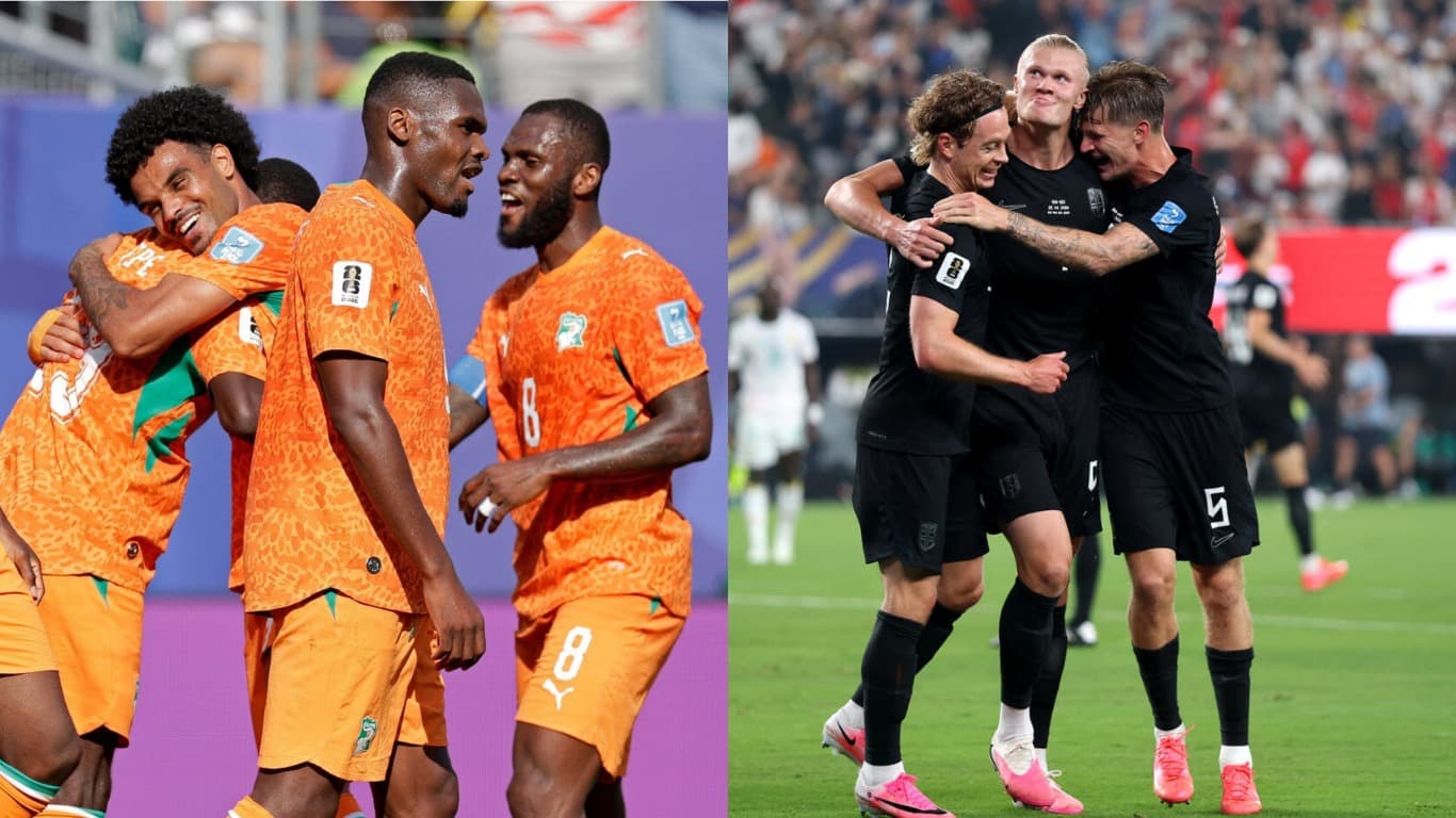 Illustration — Mondial 2026 : la Norvège confirmée adversaire des Éléphants en 16es, la France bat la Norvège 4-1 et envoie les Bleus vers la Suède, choc CI-Norvège mardi à Dallas