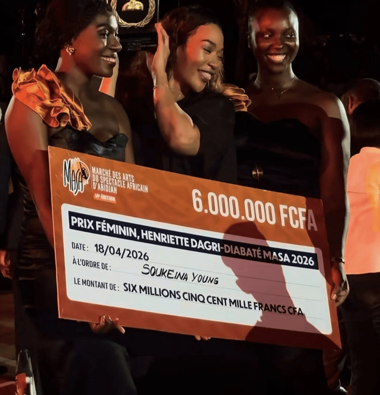 Illustration — Soukeina Young, fille d'Alpha Blondy, sacrée au MASA 2026 : «Je vis dans mes rêves d'enfant»