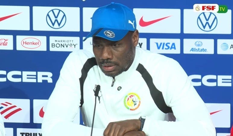 Illustration — Mondial 2026 : Thiaw regrette le manque d'efficacité, Koulibaly pointe les pertes de balle, le Sénégal se projette vers la Norvège