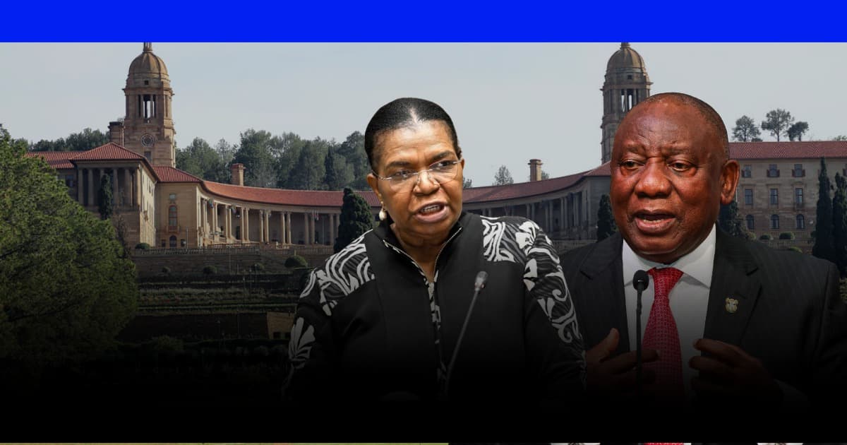 Illustration — Afrique du Sud : Ramaphosa rappelle Dina Pule au gouvernement, treize ans après sa chute pour corruption