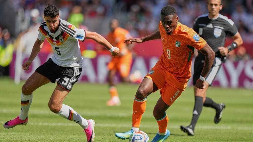 Illustration — Mondial 2026 : les Éléphants s'inclinent 2-1 face à l'Allemagne dans le temps additionnel, Kessié avait ouvert la voie, la qualification se joue jeudi contre Curaçao