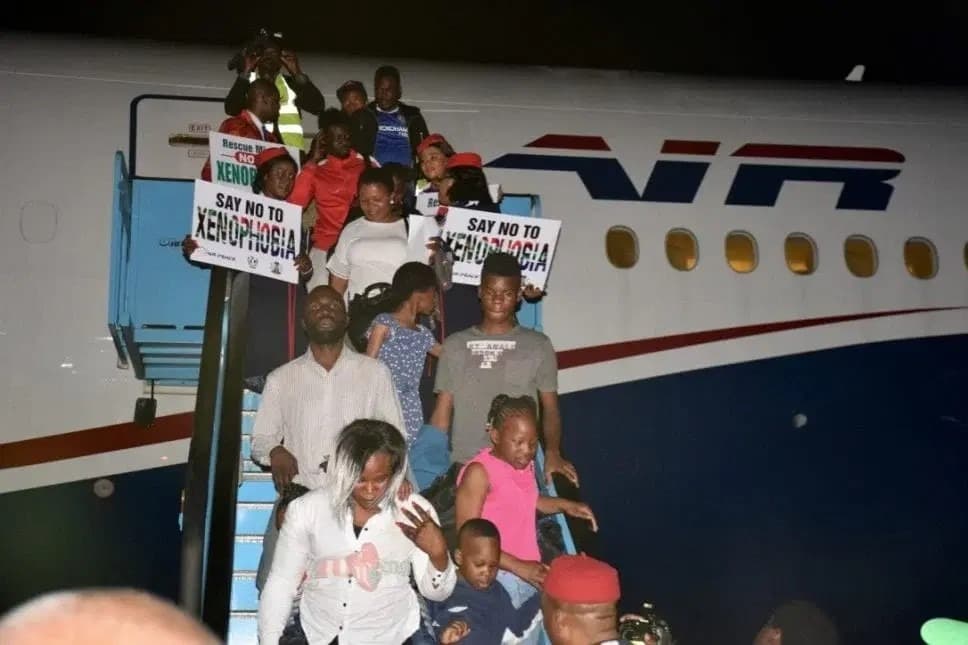 Illustration — Nigeria : 268 Nigérians rapatriés jeudi depuis l'Afrique du Sud, la xénophobie relance la mobilisation diplomatique
